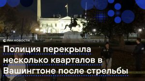 Полиция перекрыла несколько прилегающих к Белому дому кварталов после стрельбы