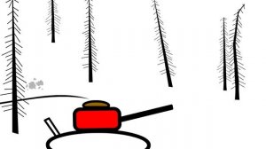 Танковая дуэль. Один убегает – другой догоняет