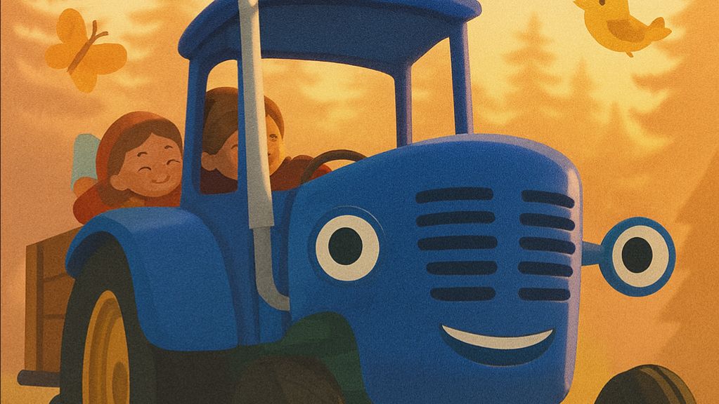 ДЕТСКИЙ МУЛЬТИК ПРО СИНИЙ ТРАКТОР. СИНИЙ ТРАКТОР ДЛЯ ДЕТЕЙ.