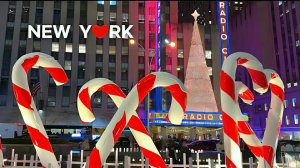 Праздничная прогулка по Рождественскому Нью-Йорку. Волшебство праздника в центре Манхэттена. 2025