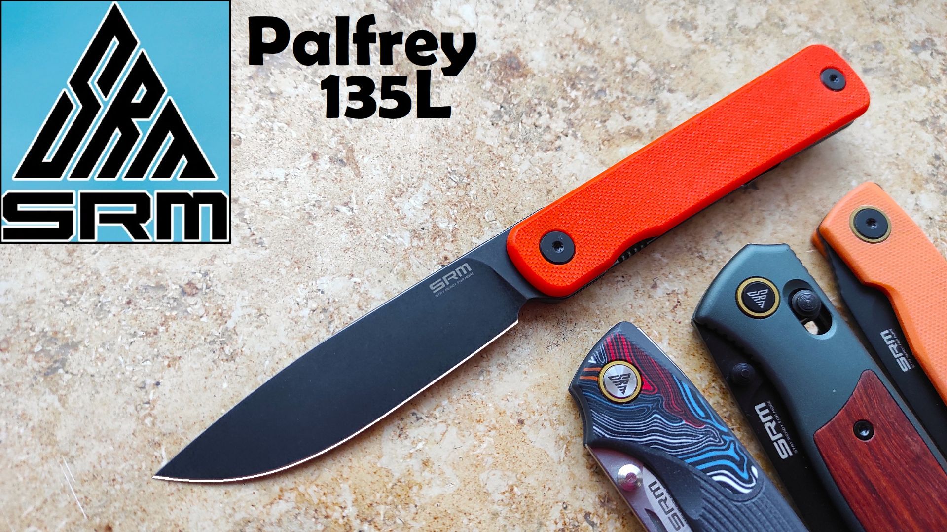  NEW SRM Palfrey 135L Frame Lock Minimalist