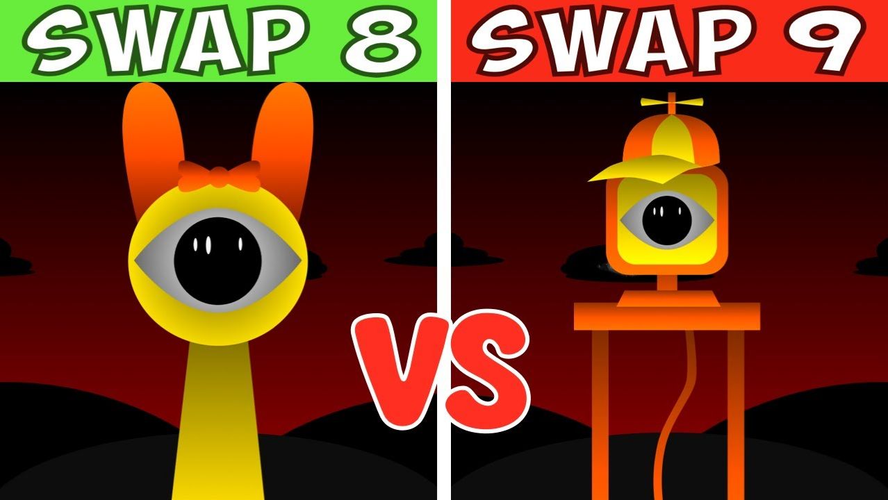 SPRUNKI: SWAP 8 VS SWAP 9 В PHASE 2! ⚔️ КТО ЗАЖЖЁТ ЯРЧЕ? 🎧🔥👑