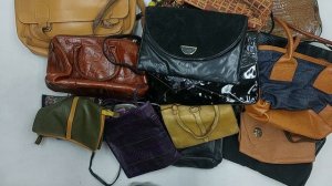 40419 Сумки винтаж кожаные, 28пак, borse 1/2, секонд (vintage/extra) оптом