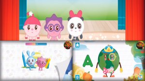 малышарики развивашки учим алфавит разукрашки