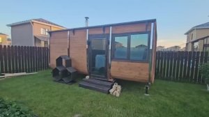 Баня "Парус" 6 метров с брошированными окладами в Заволжье.