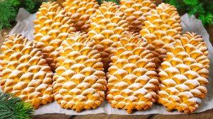 Медовое печенье шишка! Эффектное и нереально вкусное!