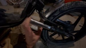 Заклинило вилку на электровелосипеде. Быстрое обслуживание.