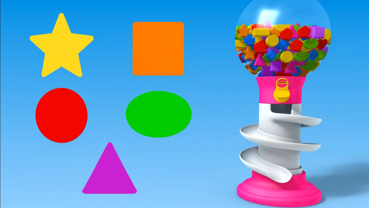 Мультфильм для Детей |  Учим фигуры и формы  | Мультфильм для малышей | Развивающие видео