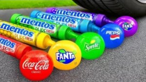 Потрясающие эксперименты! Автомобиль против хрустящих и мягких