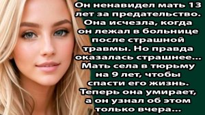 «Мать исчезла после операции сына... Через 13 лет он узнал шокирующую правду» Слушать рассказы Рутуб