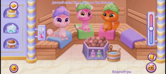 Котик Бубу и МиМи Мультфильм Игра Малышей