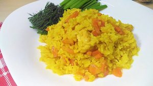 ПЛОВ на сковороде с курицей, получается с первого раза.