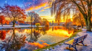 ✨ ОЧЕНЬ КРАСИВАЯ УСПОКАИВАЮЩАЯ МУЗЫКА ДЛЯ СНА 🎵 РАССЛАБЛЯЮЩАЯ МУЗЫКА ДЛЯ ДУШИ В ОСЕННЕМ ПАРКЕ