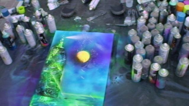 Картины нарисованные баллончиком смотреть онлайн