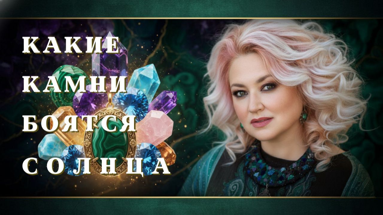 Какие самоцветы выгорают на солнце и теряют силу. Проверь свои украшения срочно! смотреть онлайн