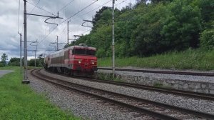 проезжающие поезда Словакии ч.36