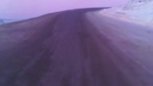 Подъем на 213том - карьере, полярная ночь