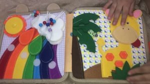 Мягкая книга развивающая 2