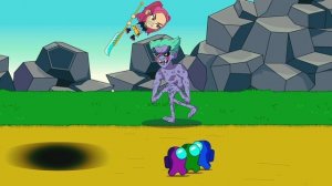 АМОГУСЫ ПОПАЛИ В ИГРУ 99 НОЧЕЙ В ЛЕСУ В РОБЛОКСЕ, АНИМАЦИЯ