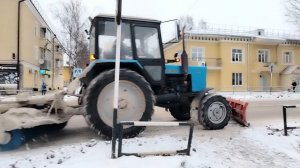 очистка дорог от снега 89 часть