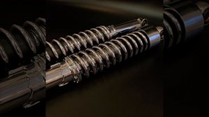 Амортизаторы задние на мопед Альфа / Дельта / Ява 360мм с открытым коротким стаканом