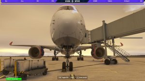 MSFS2024, A350-900 iniBuilds, GSX, AFL005, Moscow(UUEE) - Helsinki(EFHK)