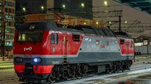 RTrainSim. Поездка на ЭП2К 505,часть 1