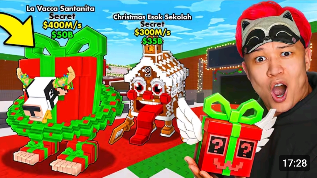 😱ОТКРЫЛ 100 НОВЫХ НОВОГОДНИХ ЛАКИ БЛОКОВ в Steal a Brainrot! смотреть онлайн