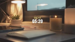 2 часа STUDY WITH ME ｜ Relaxing Lo-Fi, Background noises,  Rain sounds ｜ Pomodoro 50⧸10