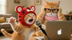 Мама кошка не повела котяк в парк. Обиженные котята