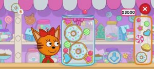 Три Кота Мультфильм Игра в карамельки