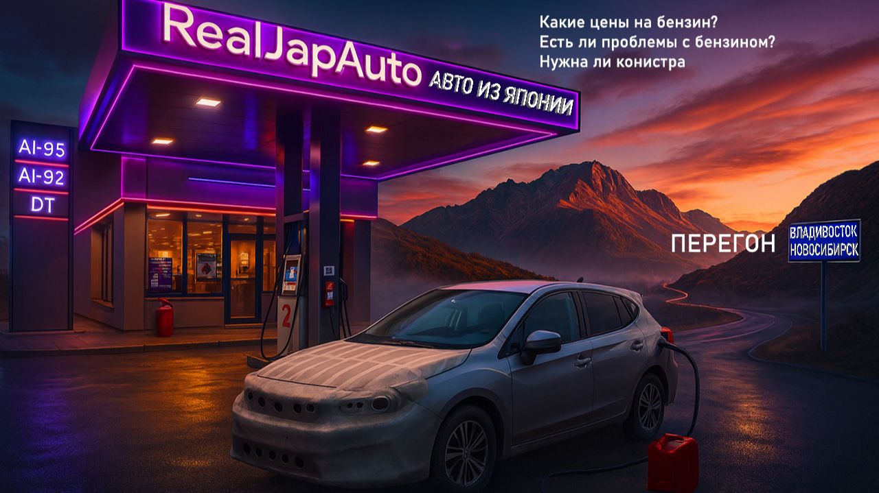 Зимний перегон Владивосток-Новосибирск/Все заправки/расстояние от одной до другой/Затор на перевале смотреть онлайн