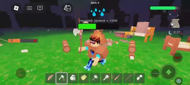 Снова выживание 99 ночей в лесу. В этот раз я получил ледяной топор