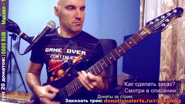 Epic synthwave guitar improviz