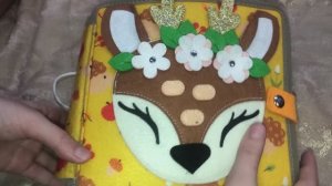 Книжка игровая мягкая развивающая