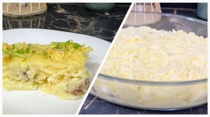 Очень вкусная картофельная запеканка с фаршем