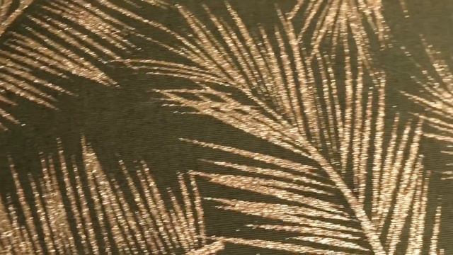 Ткань для декорирования РОСКОШНЫЕ ПЕРЬЯ, зелёная, 35x200 см, 611587-3