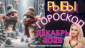♓Рыбы - гороскоп на Декабрь 2025 года. От Юлии Капур