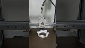 Процесс печати  плафона  для  ночника на 3Д принтере из ПЛА пластика часть 1