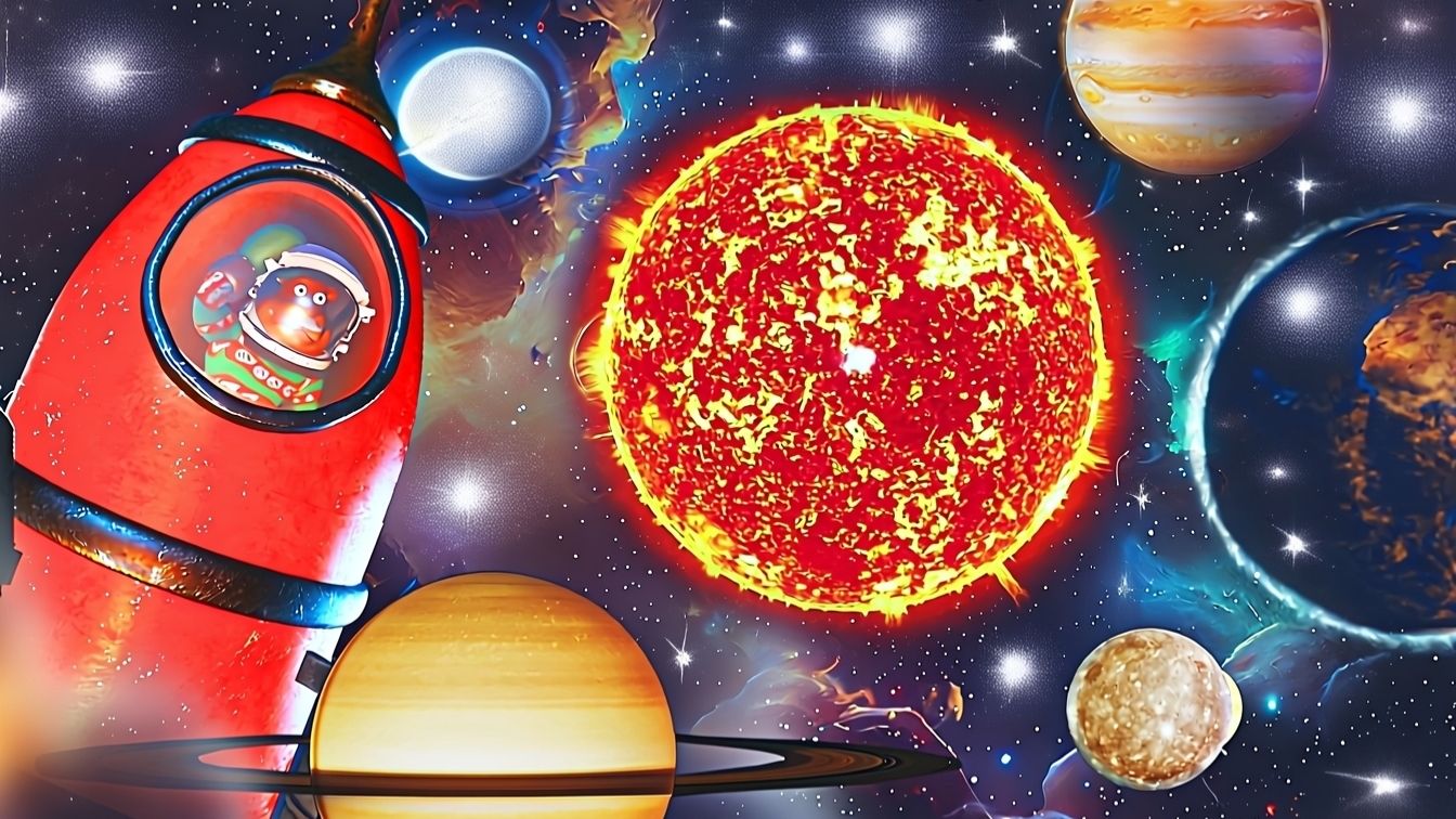 Мультик для малышей Супергерой Кулакас Космическое путешествие