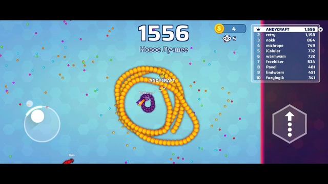 Невероятные приключения ЭндиКрафта в Snake.io