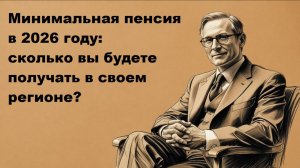 Минимальная пенсия в 2026 году в России по регионам