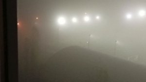 офигеть на улице туман