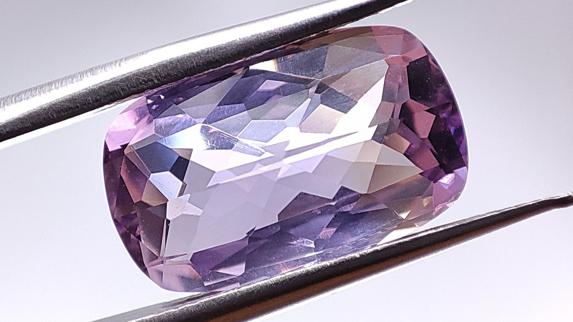 Аметрин кушон 6.47 ct. Боливия + гемм. заключение