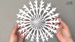 Как сделать снежинку из бумаги на Новый год для декора