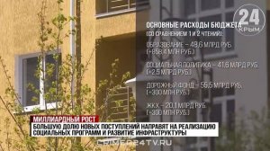 Бюджет Крыма на 2026 год окончательно принят с увеличением доходной и расходной части