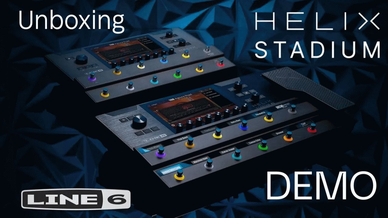 Marcus Curtis Music: Распаковка и демо Helix Stadium XL