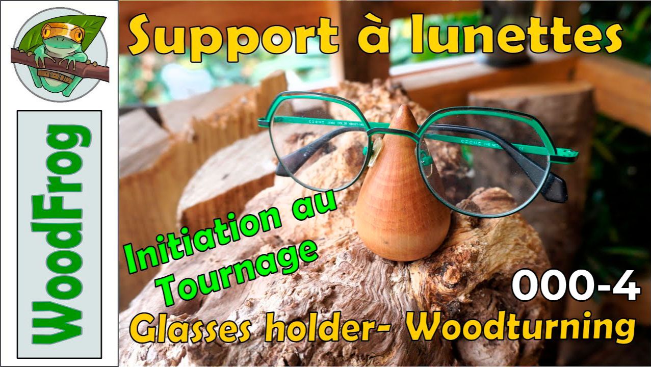 ТокарнаяШкола A&B Уникальный конический держатель для очков на токарном станке по дереву №000_4 смотреть онлайн