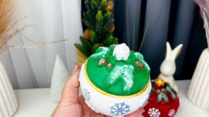 НОВОГОДНИЙ ШАР со СНЕЖИНКАМИ