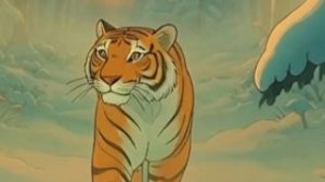 🐅Сибирский тигр. Под золотым снегом вечера ❄️ - Мультфильм о доброте